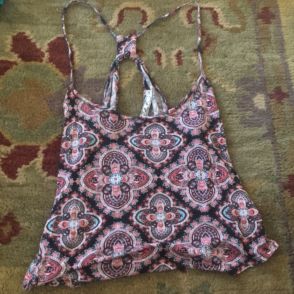 cute cross back tank Chloe K